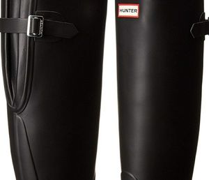 Hunter Prigin Adjustable Back Boots Size 8 Matte
